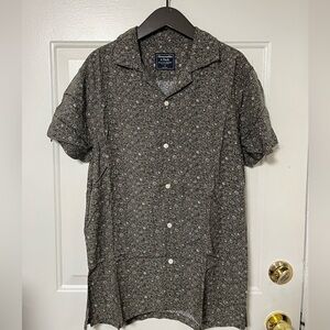 Abercrombie camp collar design shirt